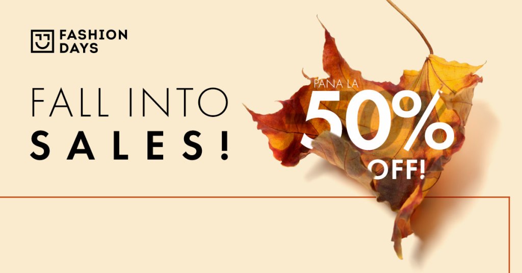 Fall into Sales – reduceri de pana la 50% la articolele fashion de toamna