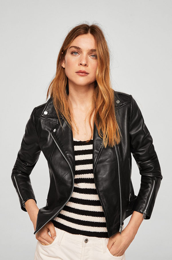 Mango - Geaca de piele Perfect3