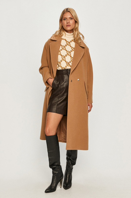 Palton din stofa lana colectia Twinset