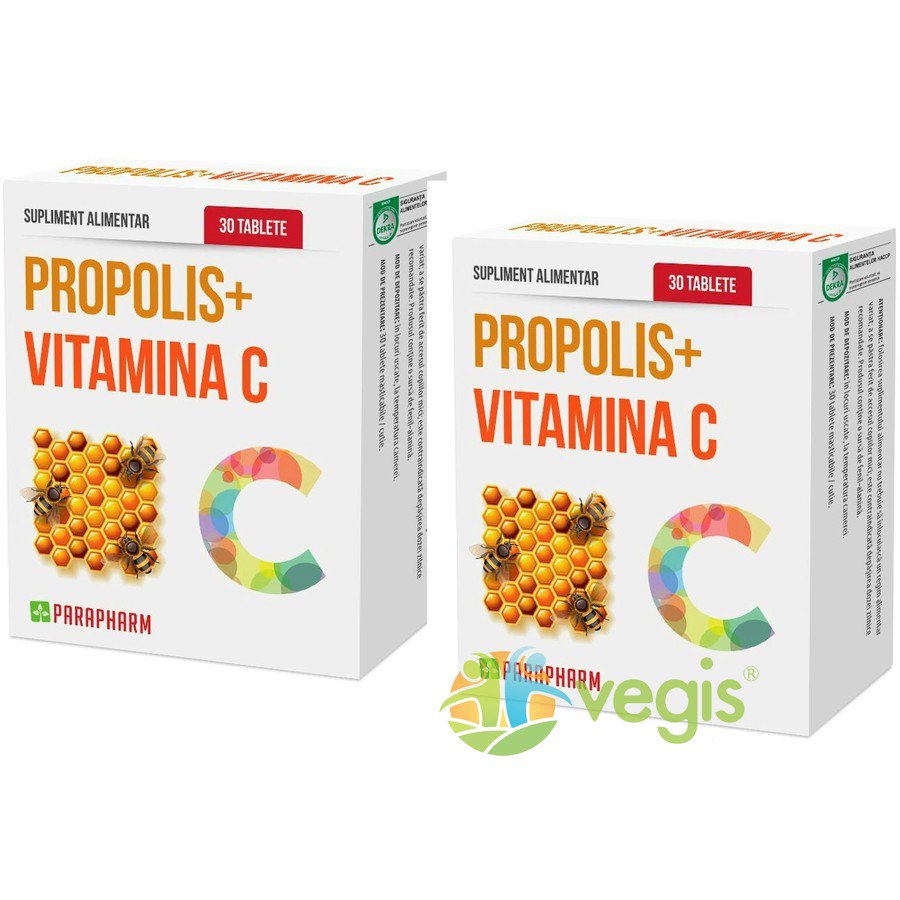 Intareste-ti imunitatea cu Propolis si Vitamina C (Pachet 1+1 Gratis&nbsp;)