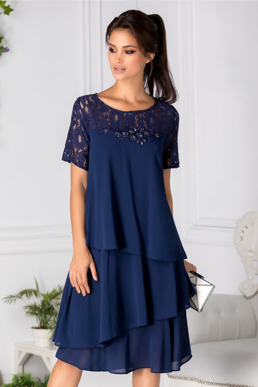 rochie de ocazie lungime midi
