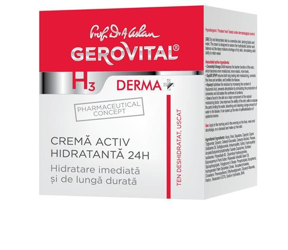 Gerovital: 3 creme hidratante pentru prevenirea și tratamentul tenului deshidratat