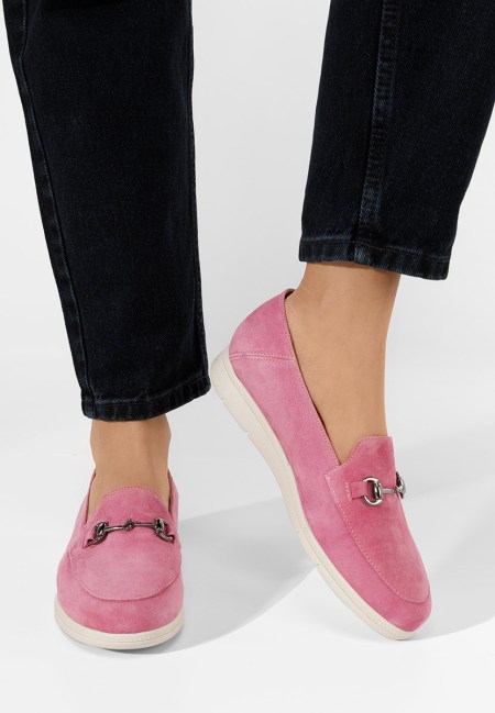 mocasini-roz-piele-naturala