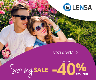 Lensa – Spring Sale -40% la ochelari