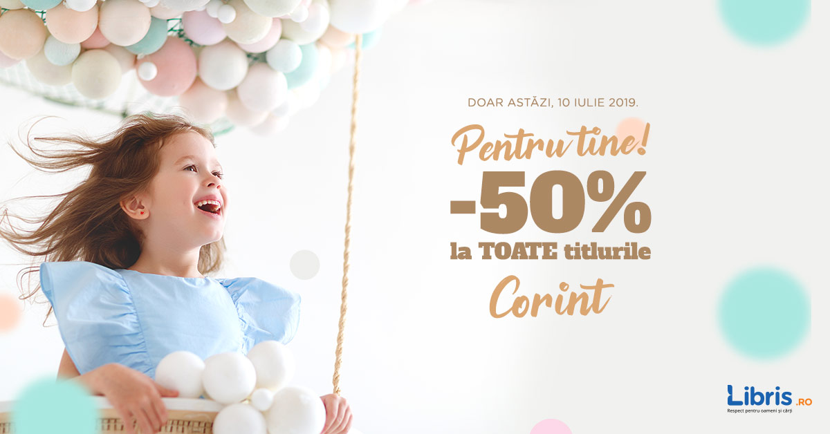 Libris: -50% la toate titlurile Corint!