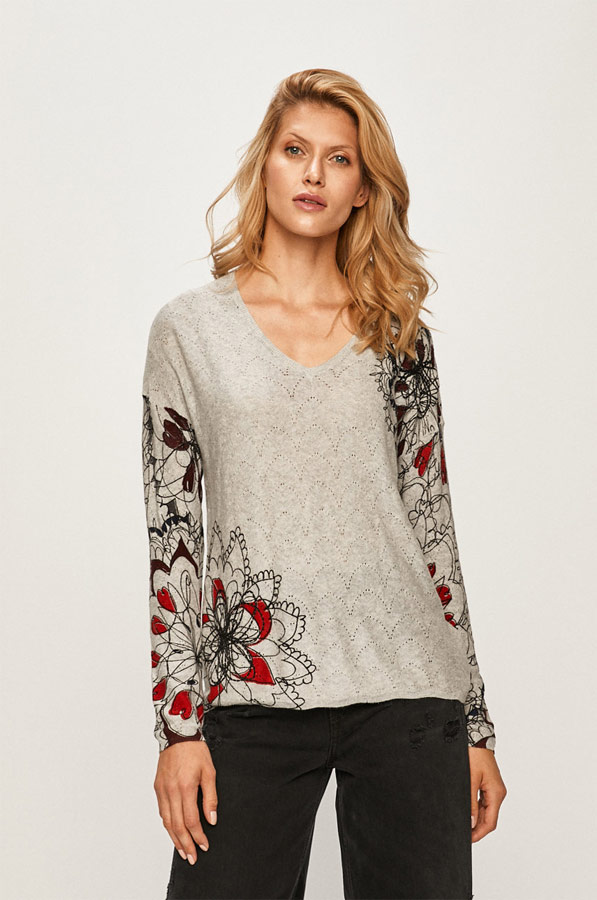 Desigual. Model confectionat din tricot subtire