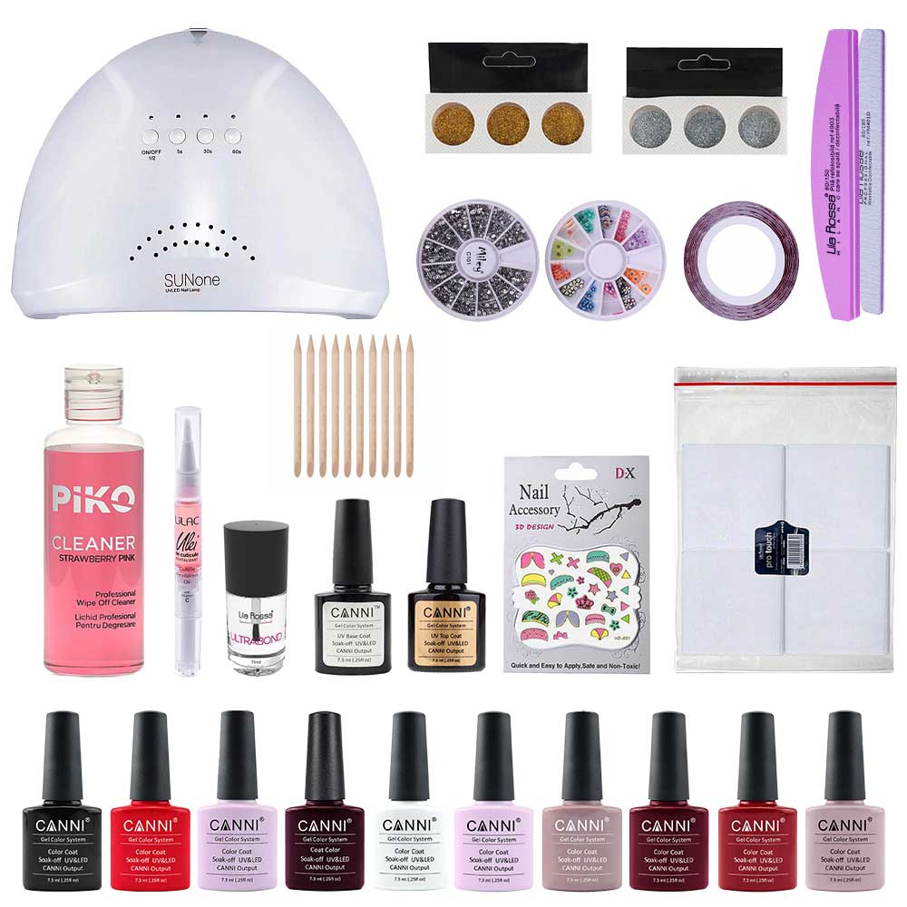 Economisești timp și bani cu kit-ul de unghii pentru utilizarea&nbsp;acasa