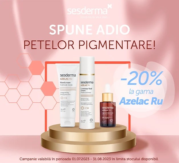 Scapa de petele pigmentare cu Azelac Ru – Reducere&nbsp;-20%
