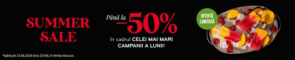 SUMMER SALE: Reduceri de până la 50% la Produse Naturale și&nbsp;Suplimente!