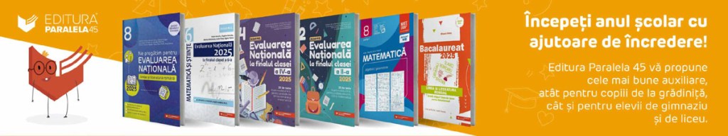 Reduceri de Toamnă la Auxiliare Școlare – Începe Școala cu Editura Paralela&nbsp;45!
