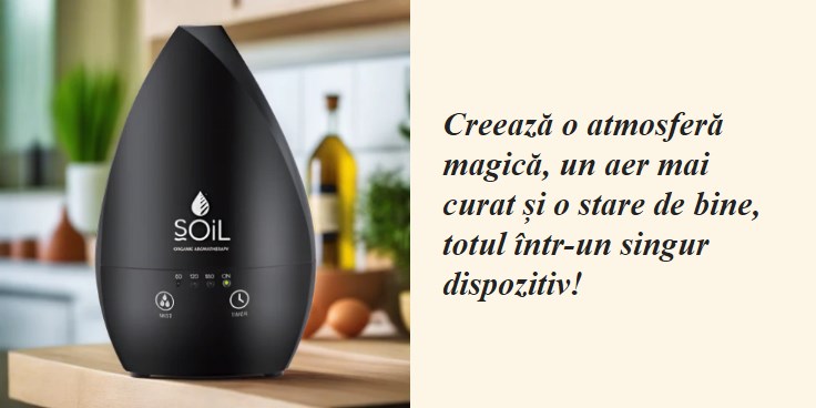 Creează o atmosferă magică: Aromaterapie și Umidificare cu Difuzorul Ultrasonic&nbsp;SOiL