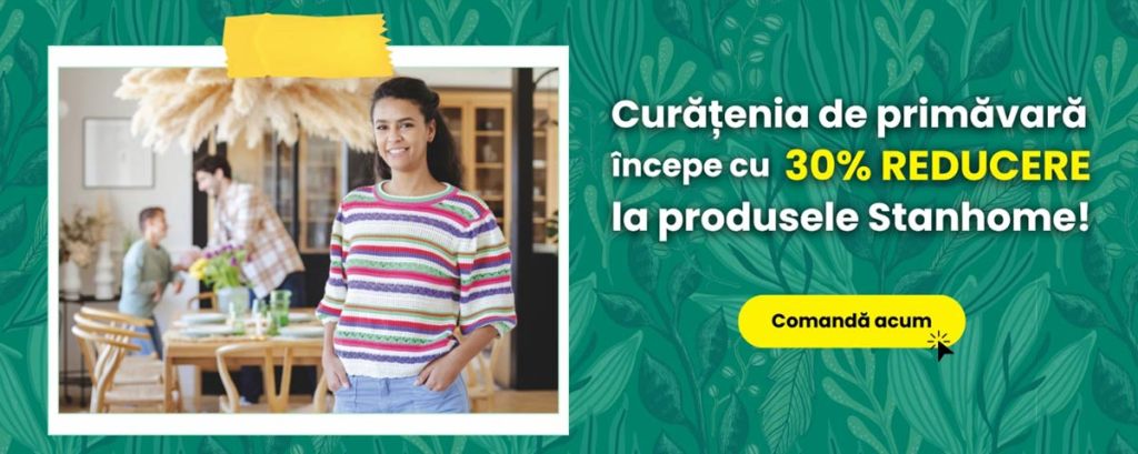 Super campanie de Paște: 30% Reducere la Soluțiile de curățenie&nbsp;Stanhome!