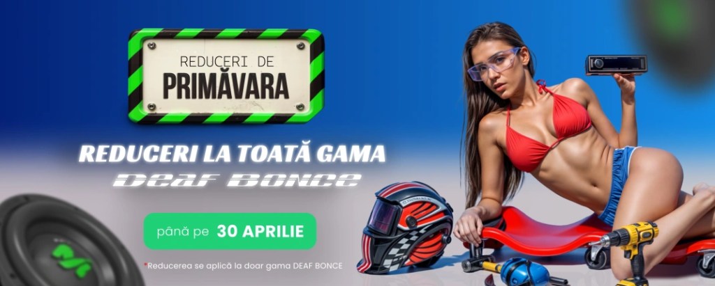 Transformă-ți experiența audio auto cu produsele Deaf Bonce – reduceri la toată&nbsp;gama!