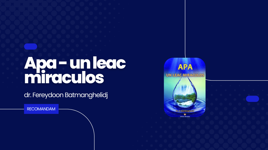 Apa – Un leac miraculos: Cartea care îți schimbă perspectiva asupra&nbsp;sănătății