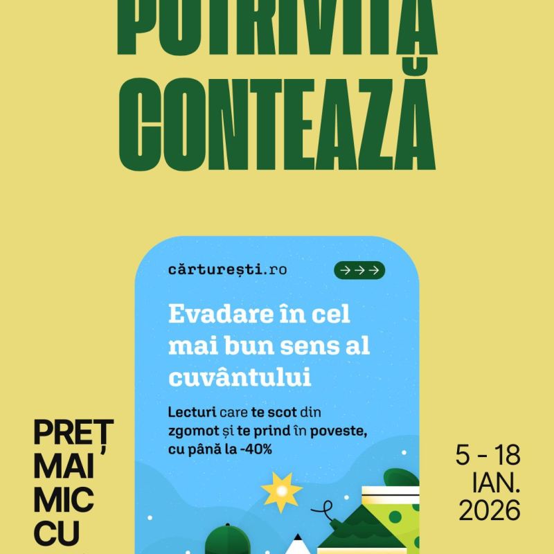 Începe 2026 cu povestea&nbsp;potrivită