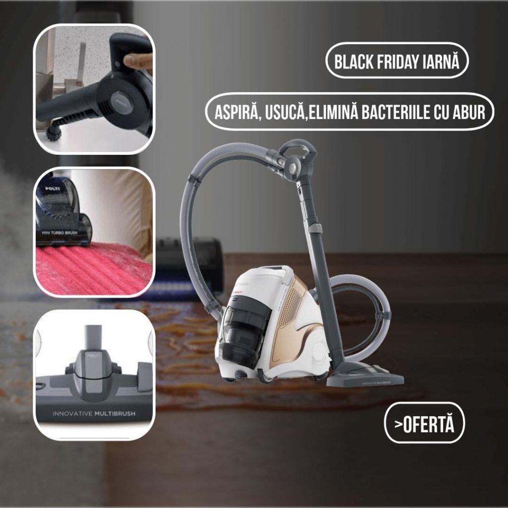 Curățenie profundă, fără compromisuri – Reduceri la aspiratoarele cu&nbsp;aburi